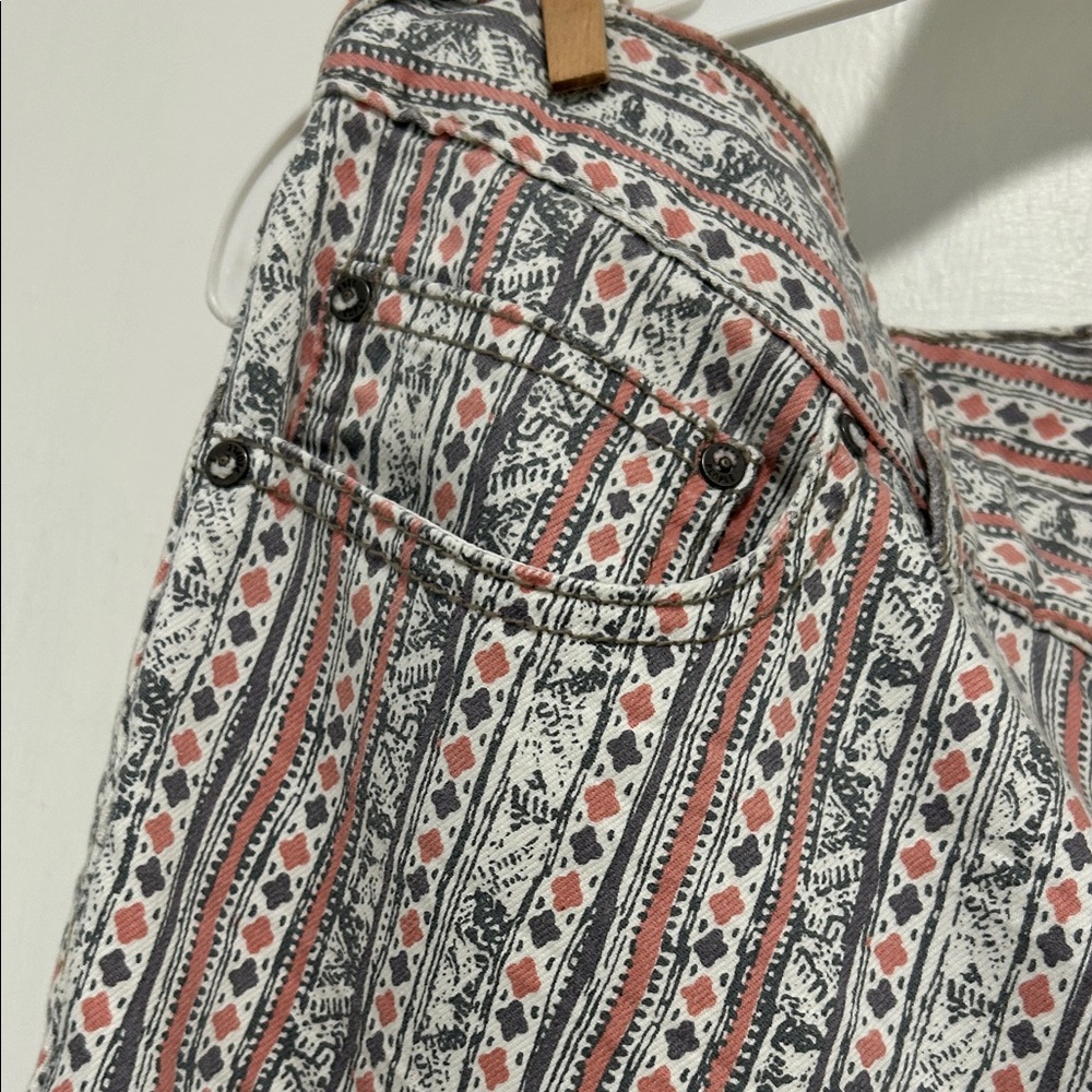 Free People Multicolor Patterned Skinny Pants - Picture 4 of 8